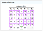 gz run activity calendar 20141031